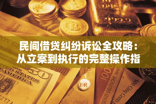 武汉民间借贷纠纷诉讼全攻略：从立案到执行的完整操作指南