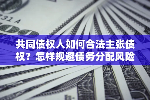 武汉共同债权人如何合法主张债权？怎样规避债务分配风险？