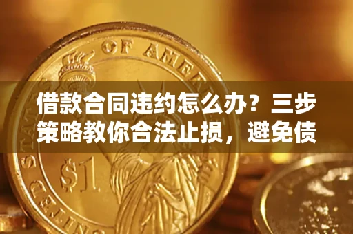 武汉借款合同违约怎么办？三步策略教你合法止损，避免债务危机升级